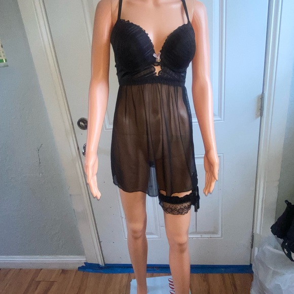 daysi fuentes Other - Daisy Fuentes Black Lace Chemise Intimates Sleepwear